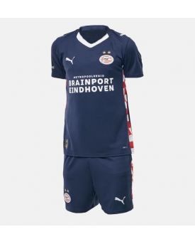 PSV Eindhoven Maglia Gara Trasferta Repliche 2025-26 Bambino Maniche Corte PSV Eindhoven Maglia Gara Trasferta Repliche 2025-26 Bambino Maniche Corte